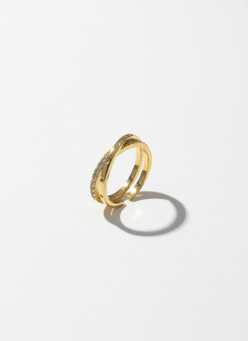 DOUBLE CROSSOVER RING