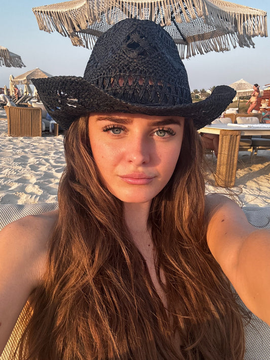 The Madelyn Hat - Ash Black